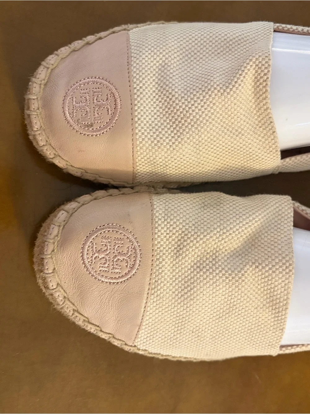 Tory Burch Canvas Espadrille Slip-Ons in Cream - Women